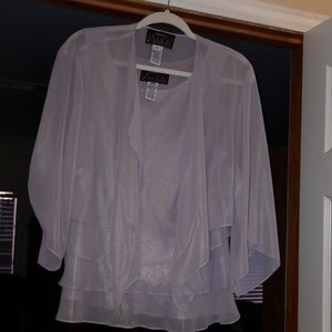 Alex Evenings formal wear and matching shoes